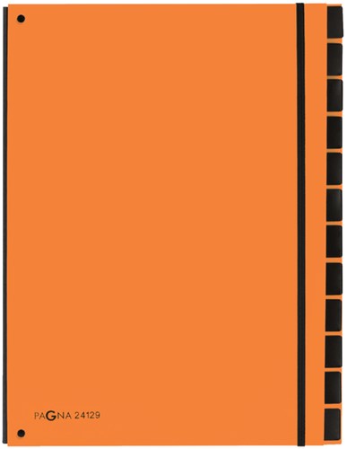 Sorteermap Pagna Trend 12tab A4 PP oranje