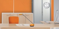 Wandklok Unilux Attraction Ø22cm lichtgrijs-3