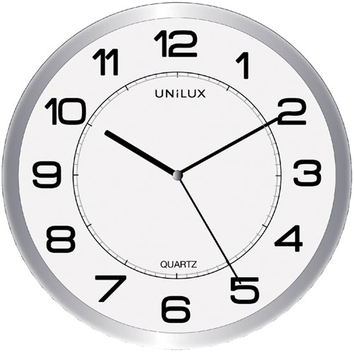 Wandklok Unilux Magnetisch Ø30,5cm lichtgrijs