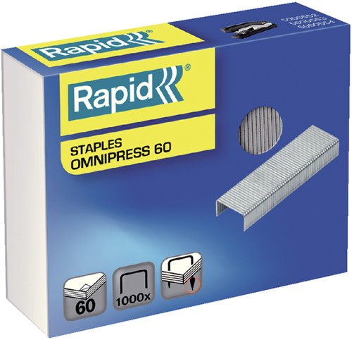 Nietjes Rapid Omnipress 60 1000 stuks