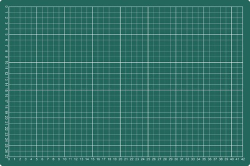 Snijmat Rillstab 300x450mm A3 3-laags groen