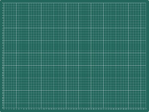 Snijmat Rillstab 450x600mm A2 3-laags groen