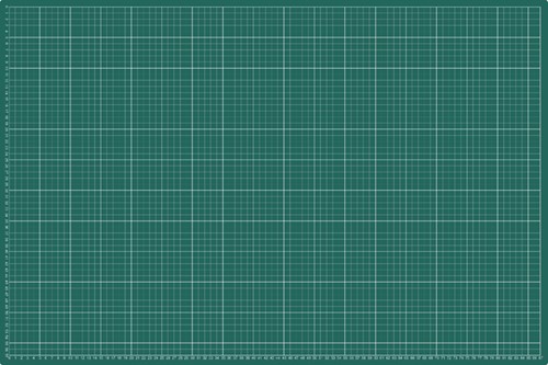 Snijmat Rillstab 600x900mm A1 3-laags groen