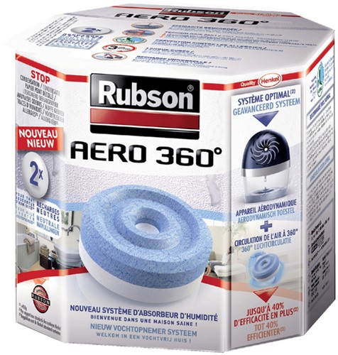 Vochtopnemer Rubson Aero 360 navulling ds/2