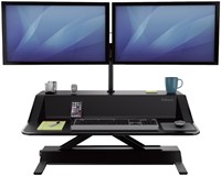 Meubel Fellowes Lotus zit-sta werkplek zwart-1