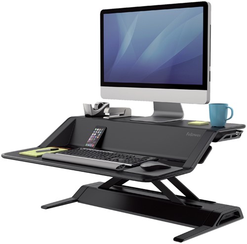 Meubel Fellowes Lotus zit-sta werkplek zwart
