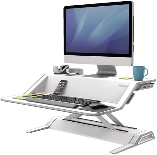 Meubel Fellowes Lotus zit-sta werkplek wit-2