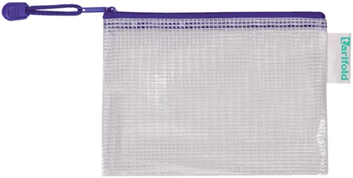 Opbergtas met rits Tarifold A6 blauw
