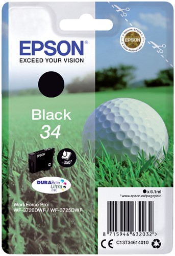 Inkcartridge Epson T3461 34 zwart