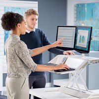 Meubel Fellowes Lotus zit-sta werkplek wit-3