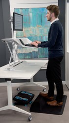Vloermat Fellowes voetensteun ActiveFusion zwart