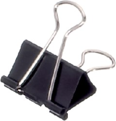 Papierklem Maul 213 Foldback 32mm capaciteit 13mm zwart ds/12