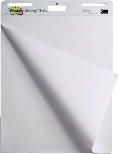 Post-it meeting chart 559 63,5x76,2cm blanco pk/30veL
