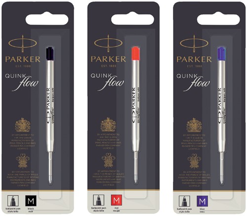 Balpenvulling Parker Quinkflow M blauw-3