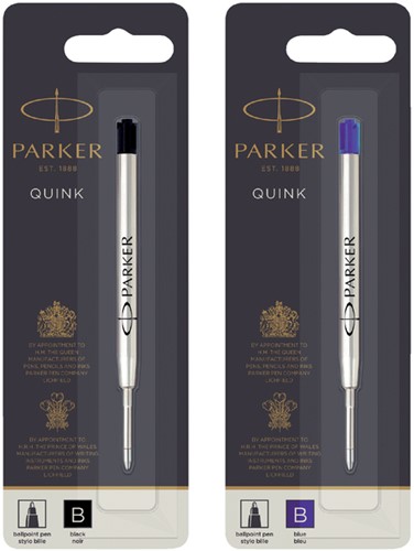 Balpenvulling Parker Quink B blauw-2