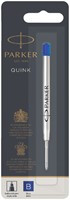 Balpenvulling Parker Quink B blauw