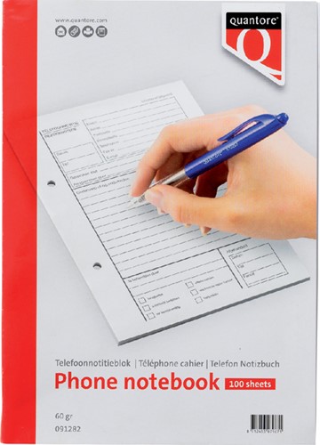 Telefoonnotitieblok A5 100vel