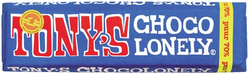Chocolade Tony's Chocolonely reepje 50gr puur
