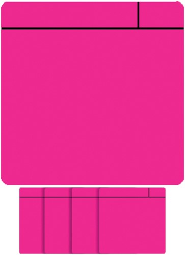 Magneet scrum 75x75mm roze pk/5