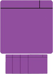 Magneet scrum 75x75mm paars pk/5