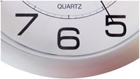 Wandklok Unilux Attraction Ø22cm lichtgrijs-2