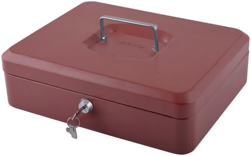 Geldkist model 212 300x230x90mm rood-2