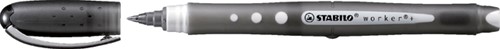 Rollerpen STABILO worker 0.5mm colorful 2019/46 zwart-3