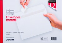 Enveloppen bank 162x229mm Quantore zelfklevend pk/25-3