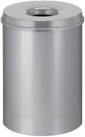 Papierbak + vlamdover Vepa Bins 30 liter grijs 