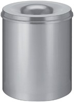 Papierbak + vlamdover Vepa Bins 80 liter grijs 