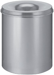 Papierbak + vlamdover Vepa Bins 80 liter grijs 