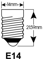 Ledlamp Integral E14 2W 2700K 250lumen warm wit-2