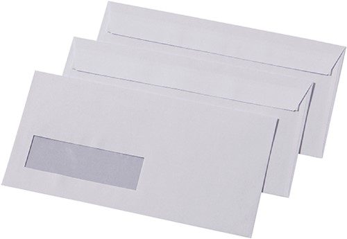 Enveloppen bank 110x220mm Quantore venster rechts ds/500-3