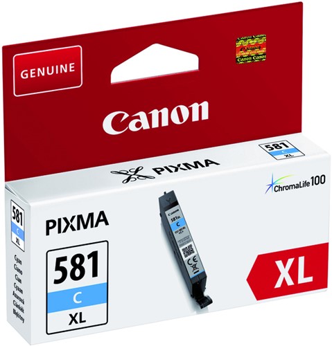 Inktcartridge Canon CLI-581XL cyaan HC