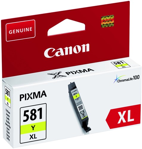 Inktcartridge Canon CLI-581XL geel HC
