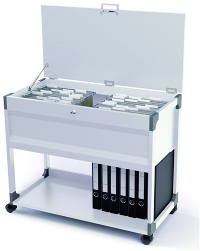 Hangmappenwagen Durable 3787 multi top A4/folio grijs