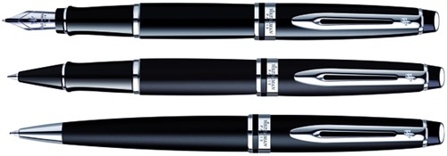 Rollerpen Waterman Expert CT laque zwart-2