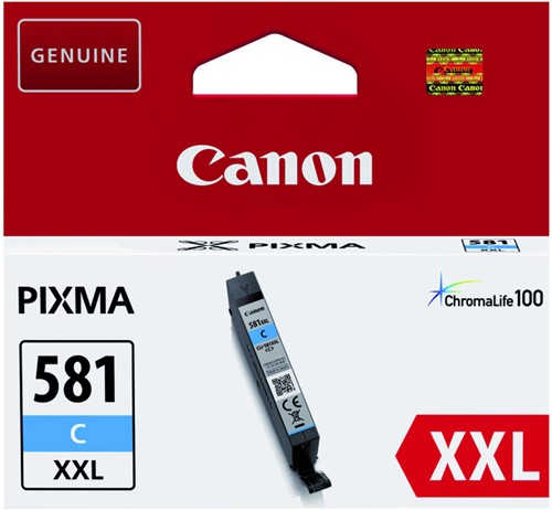 Inktcartridge Canon CLI-581XXL cyaan EHC-2