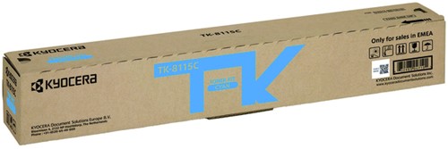 Toner Kyocera TK-8115 6k cyaan