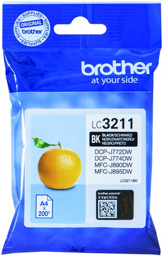 Inkcartridge Brother LC-3211 zwart
