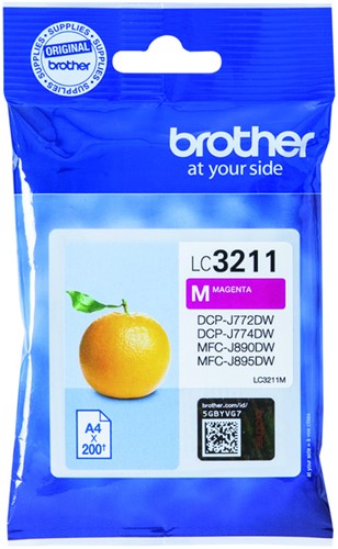 Inkcartridge Brother LC-3211 magenta