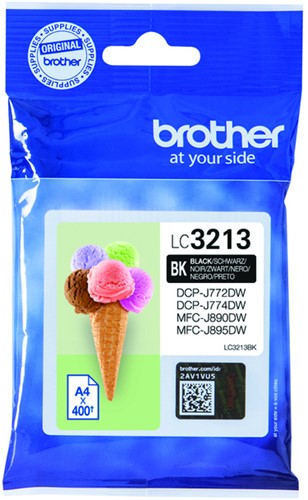 Inkcartridge Brother LC-3213 zwart HC