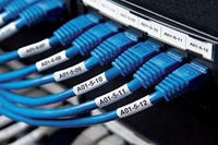 Dymotape Rhino Krimpkous  6mm zwart op wit 18051-2