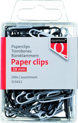 Quantore paperclips assorti