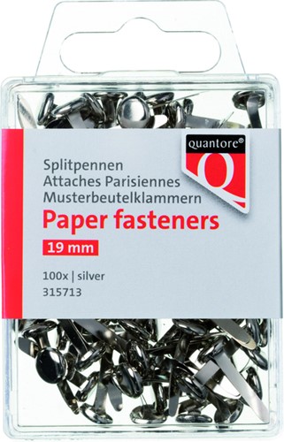 Splitpen 19mm Quantore ds/100 zilver