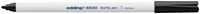 Viltstift edding 4600 textiel rond 1mm zwart