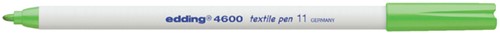 Viltstift edding 4600 textiel rond 1mm lichtgroen