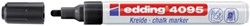 Krijtstift Edding 4095 rond zwart