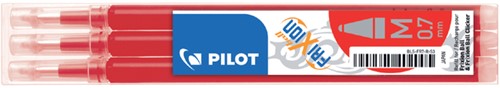 Rollerpenvulling PILOT Frixion BLS-FR7 rood 0.35mm set/3