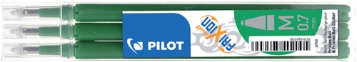 Rollerpenvulling PILOT Frixion BLS-FR7 groen 0.35mm set/3